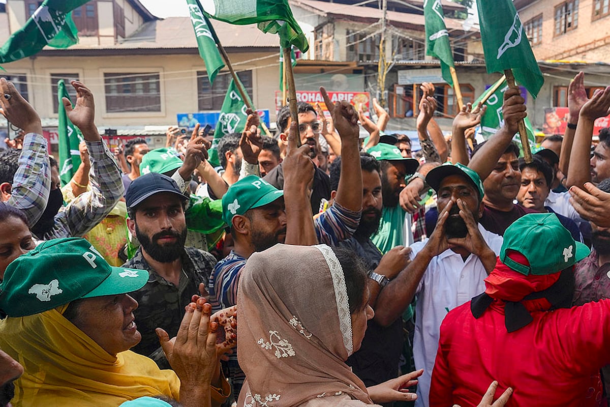 J&K assembly elections: PDP's Zuhaib Mir files nomination for J&K polls